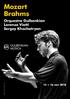 Mozart Brahms. Orquestra Gulbenkian Lorenzo Viotti Sergey Khachatryan. lorenzo viotti márcia lessa