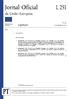 Jornal Oficial da União Europeia L 251. Legislação. Atos legislativos. 59. o ano. Edição em língua portuguesa. 16 de setembro de 2016.