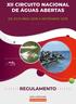 Índice 1. INTRODUÇÃO ORGANIZAÇÃO CALENDÁRIO PROVAS A PONTUAR PARA O CIRCUITO REGULAMENTO E DISPOSIÇÕES GERAIS