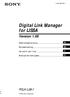 Digital Link Manager for LISSA Version 1.0E