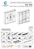 Ref Ropero 6 Puertas / 6-Door Wardrobe / Roupeiro 6 Portas. Dimensiones Dimensions Dimensões. Herramientas Tools Ferramentas