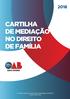 CARTILHA DE MEDIAÇÃO NO DIREITO DE FAMÍLIA