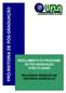 PRÓ-REITORIA DE PÓS-GRADUAÇÃO REGULAMENTO DO PROGRAMA DE PÓS-GRADUAÇÃO STRICTO SENSU RECURSOS HÍDRICOS EM SISTEMAS AGRÍCOLAS