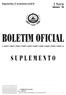 BOLETIM OFICIAL SUPLEMENTO. I Série Número 89 ÍNDICE. Segunda-feira, 31 de dezembro de 2018