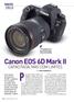 Canon EOS 6D Mark II DSLR. teste