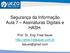 Segurança da Informação Aula 7 Assinaturas Digitais e HASH.