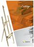 Cavalete Tripé CAVALETE TRIPÉ DE GRANDE PORTE A-FRAME STUDIO LARGE EASEL