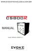 CS800R MANUAL. Versão: MANUAL CS800R V1.1