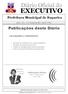 EXECUTIVO. Prefeitura Municipal de Itaparica. Quinta - Feira 27 de Fevereiro de 2014 Ano III N 022. Publicações deste Diário