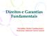 Direitos e Garantias Fundamentais. Disciplina: Direito Constitucional I Professora: Adeneele Garcia Carneiro
