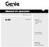 Manual do operador S-65. ANSI/CSA North America South America Asia. com informações sobre manutenção. Sixth Edition Sixth Printing Part No.