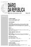I SÉRIE ÍNDICE. Assembleia da República. Negócios Estrangeiros. Educação. Trabalho, Solidariedade e Segurança Social. Região Autónoma dos Açores