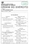 ORDEM DO EXÉRCITO S U M Á R I O 1.ª SÉRIE N.º 12/31 DE DEZEMBRO DE 2009 MINISTÉRIO DA DEFESA NACIONAL ESTADO-MAIOR DO EXÉRCITO