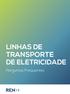 LINHAS DE TRANSPORTE DE ELETRICIDADE