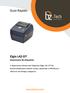 Guia Rápido. Elgin L42-DT Impressora de etiquetas.