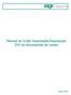 Manual do Script Importação/Exportação EDI de documentos de venda