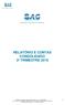 RELATÓRIO E CONTAS CONSOLIDADO 3º TRIMESTRE 2010