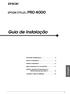 Guia de Instalação. Português. Instruções de Segurança Montar a Impressora Instalar a Impressora... 5