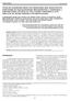 Brandt et al. Descritores: Esquistossomose mansoni; Baço; Esplenectomia; Superóxido dismutase; Auto-imunidade.