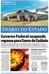 Diário do Estado. Governo Federal suspende repasse para Samu de Goiânia. Pirenópolis recebe 7ª edição do Piri Bier