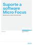 Suporte a software Micro Focus