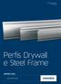 Perfis Drywall e Steel Frame