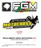 REGULAMENTO GERAL MOTOCROSS 2019 NORMAS TÉCNICAS E DESPORTIVAS