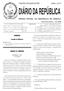 ÓRGÃO OFICIAL DA REPÚBLICA DE ANGOLA SUMÁRIO. Conselho de Ministros CONSELHO DE MINISTROS. Terça-feira, 19 de Janeiro de 2010 I Série N.