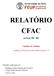 RELATÓRIO CFAC Ano lectivo