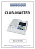 CLUB MASTER. Manual do Clube