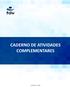 CADERNO DE ATIVIDADES COMPLEMENTARES