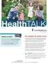 Health TALK. Os cuidados de saúde certos. Registe-se online!