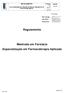Regulamento. Mestrado em Farmácia Especialização em Farmacoterapia Aplicada