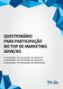 QUESTIONÁRIO PARA PARTICIPAÇÃO NO TOP DE MARKETING ADVB/RS