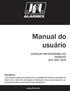 Manual do usuário SENSOR INFRAVERMELHO PASSIVO IDX-3001 BUS