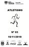 ATLETISMO Nº 03 16/11/2018