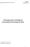 Informação sobre a Atividade da Comunidade Intermunicipal do Oeste