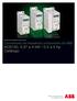 Conversores de frequência de baixa tensão. Conversores de frequência componente da ABB ACS150, 0,37 a 4 kw / 0,5 a 5 hp Catálogo