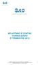 RELATÓRIO E CONTAS CONSOLIDADO 3º TRIMESTRE 2012