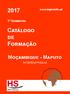 1º Semestre Catálogo de Formação Moçambique - Maputo InterEmpresas