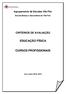 EDUCAÇÃO FÍSICA CURSOS PROFISSIONAIS