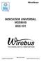 INDICADOR UNIVERSAL MODBUS WUI-101