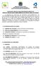 CONCURSO PÚBLICO PARA PROFESSOR SUBSTITUTO EDITAL Nº 003/2013-IESA COMPLEMENTAR AO EDITAL GERAL Nº 075/2013