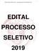 Edital Processo Seletivo Liga Araguainense de Cardiologia (LAC) EDITAL PROCESSO SELETIVO 2019