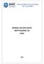 FACULDADE EDUCACIONAL DE COLOMBO MANUAL DE AVALIAÇÃO INSTITUCIONAL DA FAEC