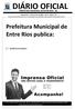 PREFEITURA MUNICIPAL DE ENTRE RIOS - BA. Segunda-feira 15 de Janeiro de 2018 Ano II Edição n 07