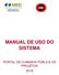 MANUAL DE USO DO SISTEMA