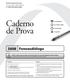 Caderno de Prova. Fonoaudiólogo. Prefeitura Municipal de Içara Concurso Público Edital 006/2014