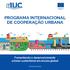 PROGRAMA INTERNACIONAL DE COOPERAÇÃO URBANA