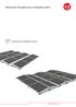 Sistemas de montagem para instalações solares. Sistemas de telhado plano.